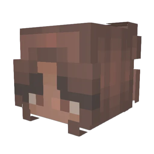 Libby2026 Minecraft avatar head, 3D render