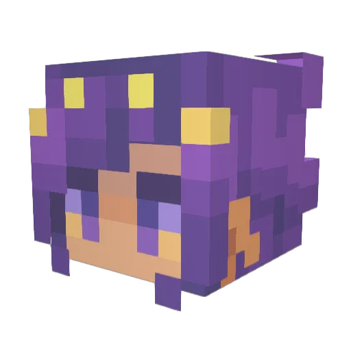 Libby5576 Minecraft avatar head, 3D render