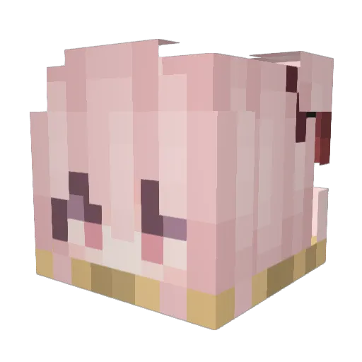 LibbySlay Minecraft avatar head, 3D render