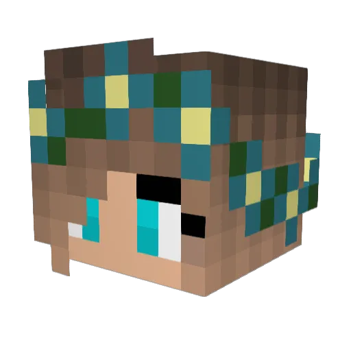 Libbyy317 Minecraft avatar head, 3D render