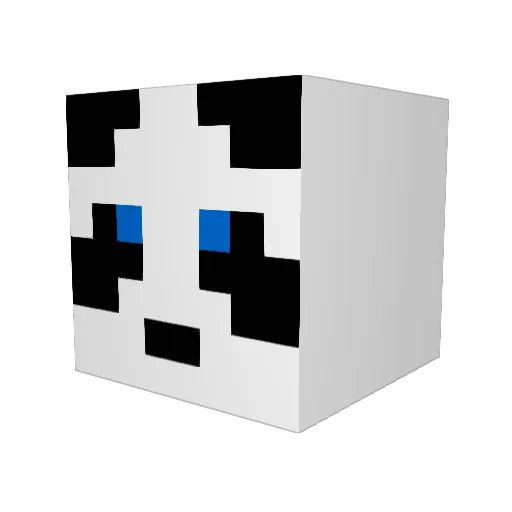 LiberatedZodiac Minecraft avatar head, 3D render