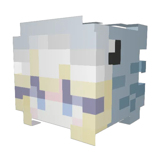 Liberator0801 Minecraft avatar head, 3D render