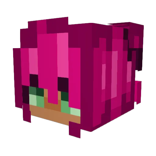 Libertaria_Pa Minecraft avatar head, 3D render