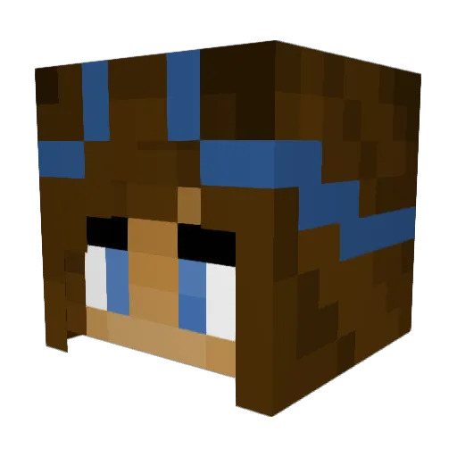 Libertyrose23 Minecraft avatar head, 3D render