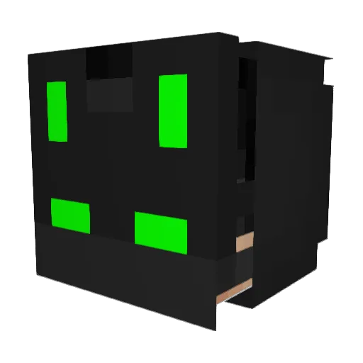 Libra83 Minecraft avatar head, 3D render