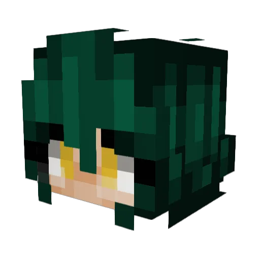 LibraIzn4133 Minecraft avatar head, 3D render