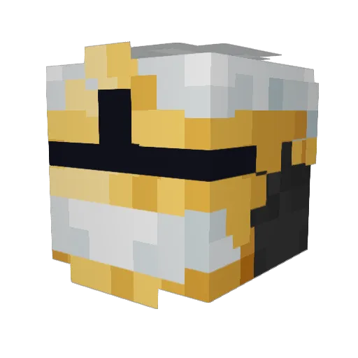 Libraum Minecraft avatar head, 3D render