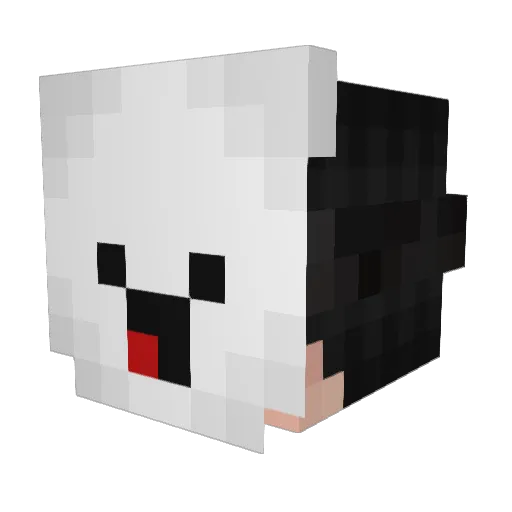 Librem Minecraft avatar head, 3D render