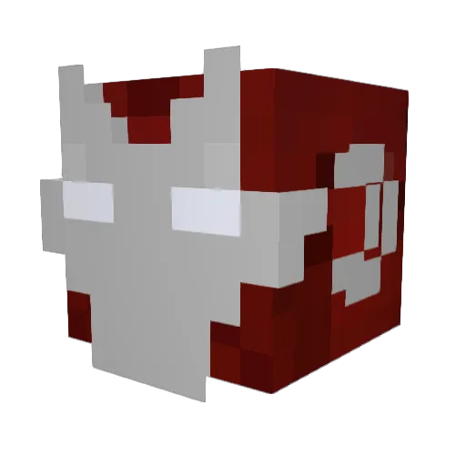 Libss10 Minecraft avatar head, 3D render