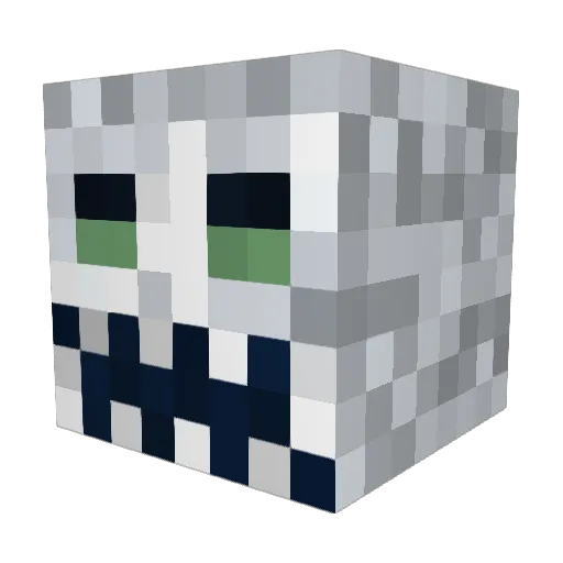 LicensedFool Minecraft avatar head, 3D render