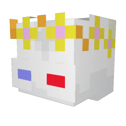 Licensiao1 Minecraft avatar head, 3D render