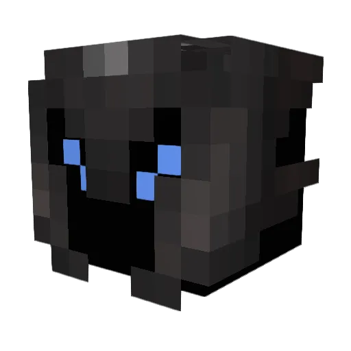 Lich247 Minecraft avatar head, 3D render