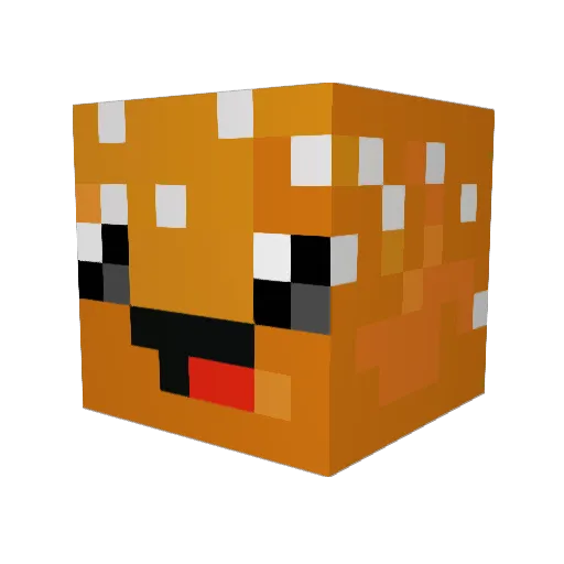 LichLovell Minecraft avatar head, 3D render