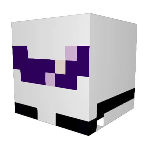 Lich_King_Cmmdr Minecraft avatar head, 3D render
