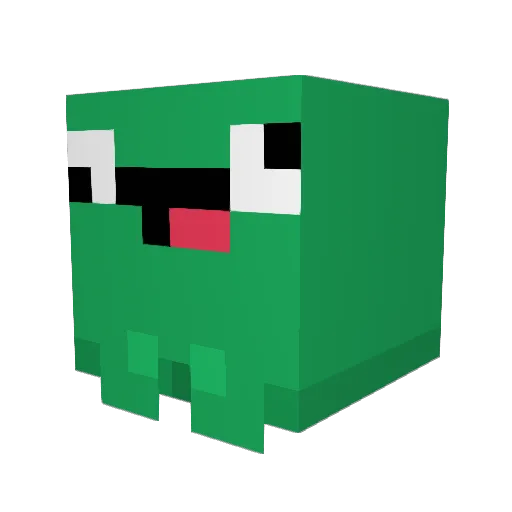 Lichemo Minecraft avatar head, 3D render