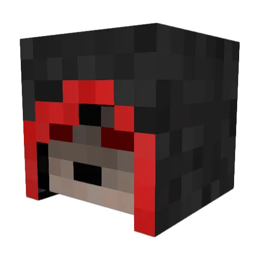 Lichtbringer122 Minecraft avatar head, 3D render