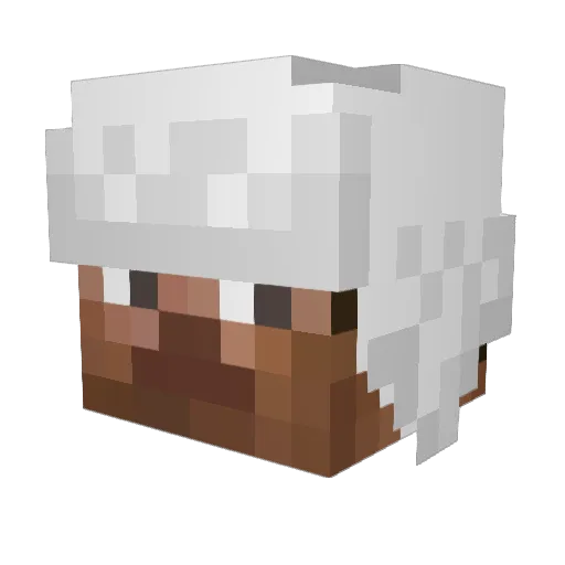 LichtiiTV Minecraft avatar head, 3D render