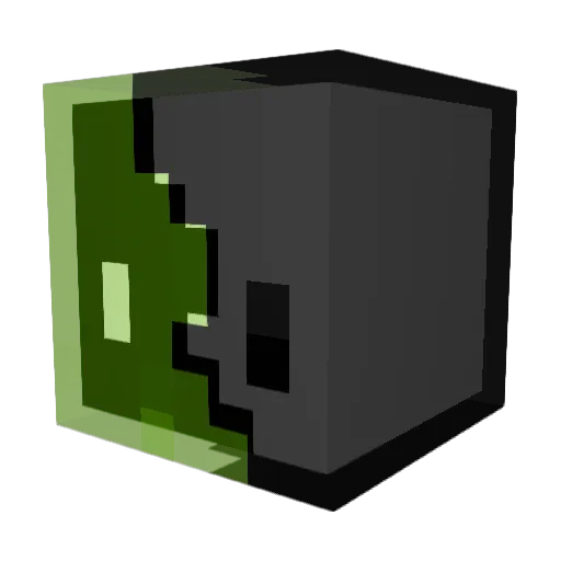 Lick8 Minecraft avatar head, 3D render