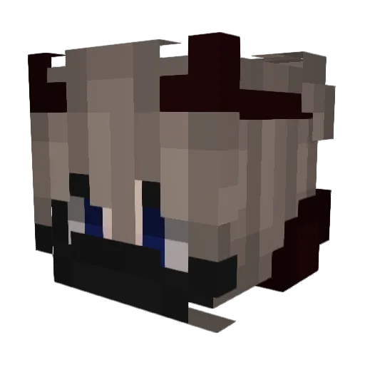 LickMyLemonxo Minecraft avatar head, 3D render
