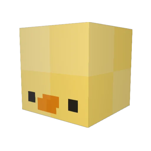 LickalAlt3 Minecraft avatar head, 3D render