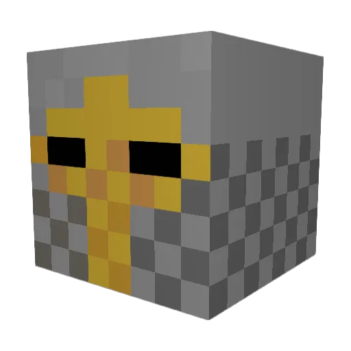 Lickap Minecraft avatar head, 3D render