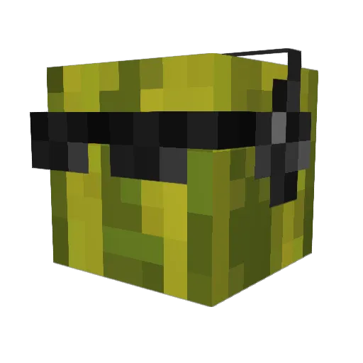 LicoriceZ Minecraft avatar head, 3D render