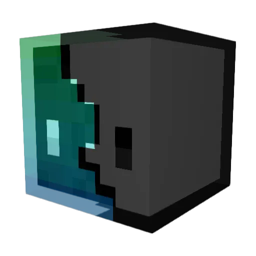 Licorite Minecraft avatar head, 3D render
