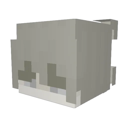 Licorizzze Minecraft avatar head, 3D render