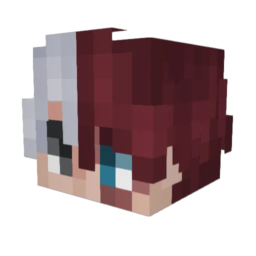 Lider_Beton333 Minecraft avatar head, 3D render