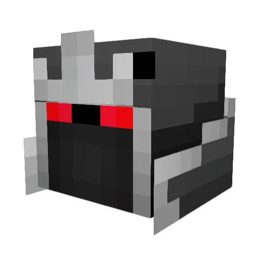 Liderman Minecraft avatar head, 3D render