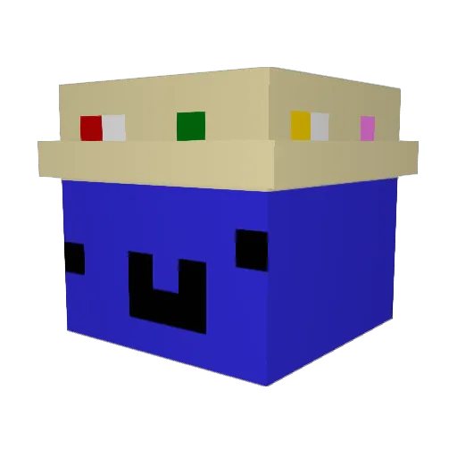 Liderprise Minecraft avatar head, 3D render