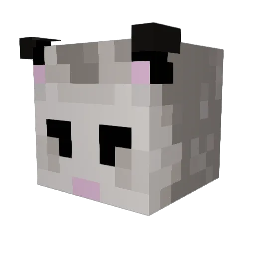 Lie134 Minecraft avatar head, 3D render