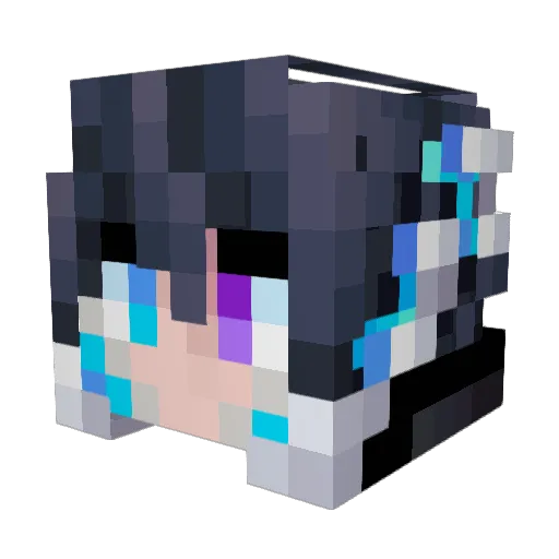 LieRui521 Minecraft avatar head, 3D render