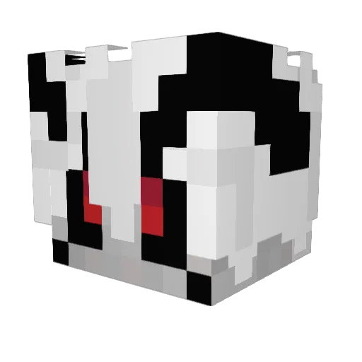 Liebe_Devil Minecraft avatar head, 3D render