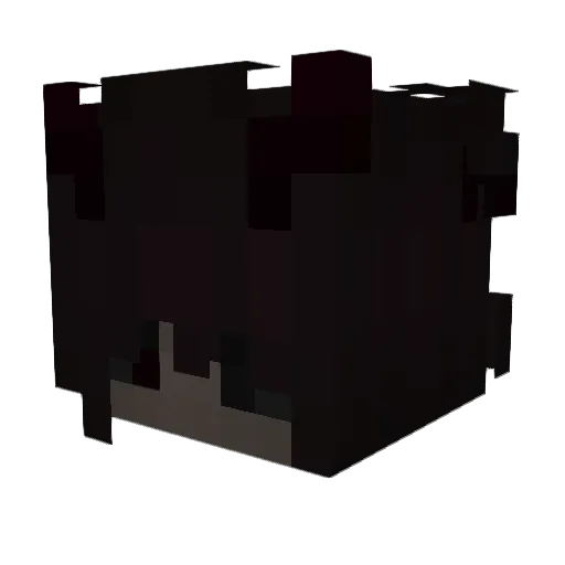 Liebeskrankheit Minecraft avatar head, 3D render