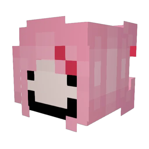 Liefte Minecraft avatar head, 3D render