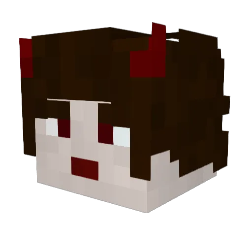 Liemo_ Minecraft avatar head, 3D render