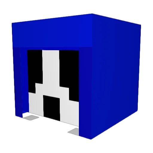 Lienchenklein Minecraft avatar head, 3D render