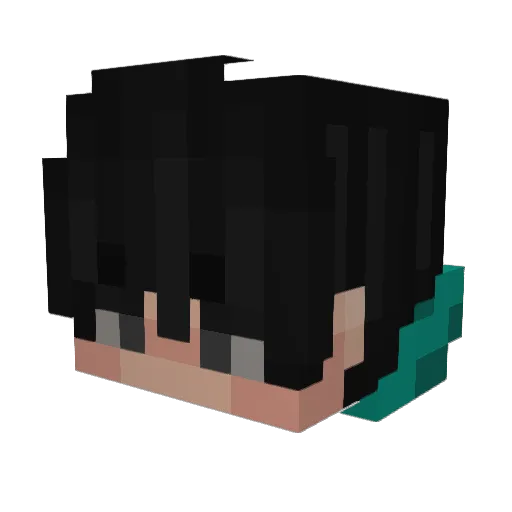 Liennnnn1 Minecraft avatar head, 3D render