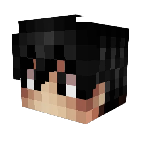 Liensnave Minecraft avatar head, 3D render