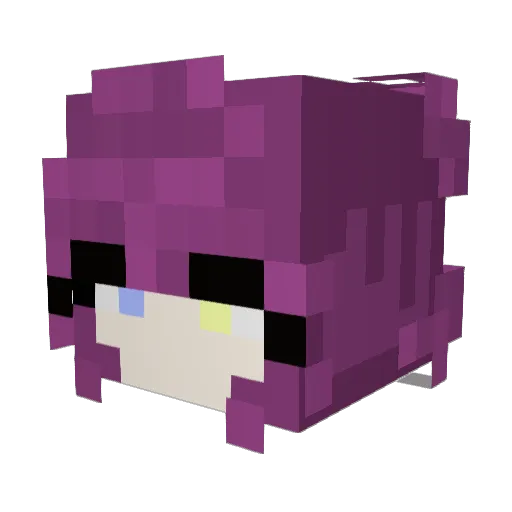 Lieon12 Minecraft avatar head, 3D render