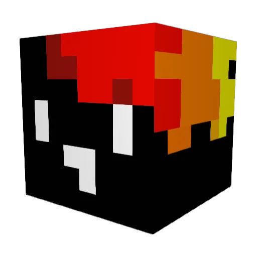 LiepaV Minecraft avatar head, 3D render