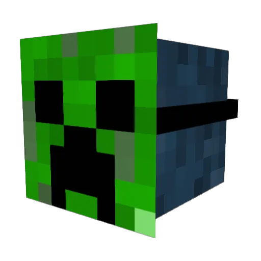 Liersesk Minecraft avatar head, 3D render