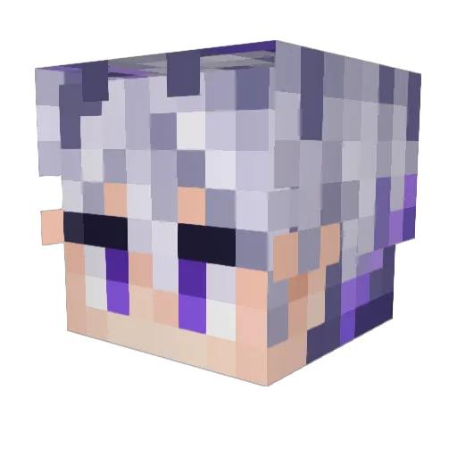 LiesOfN Minecraft avatar head, 3D render