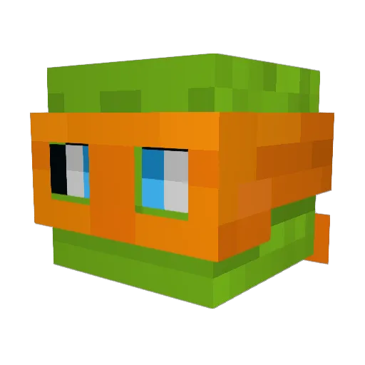 LieutenantAnal Minecraft avatar head, 3D render