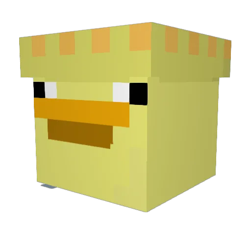 LieutenantFiddle Minecraft avatar head, 3D render