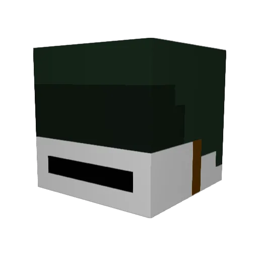 Lieutenant_Dave Minecraft avatar head, 3D render