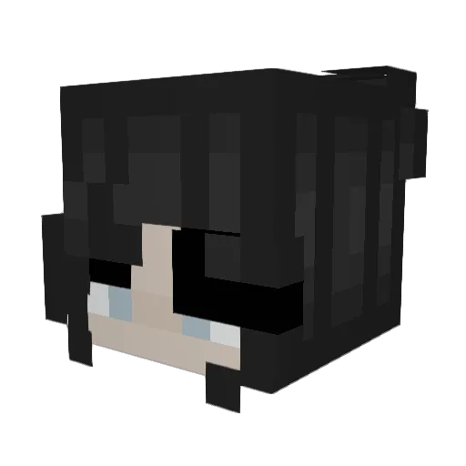 Liexiz Minecraft avatar head, 3D render