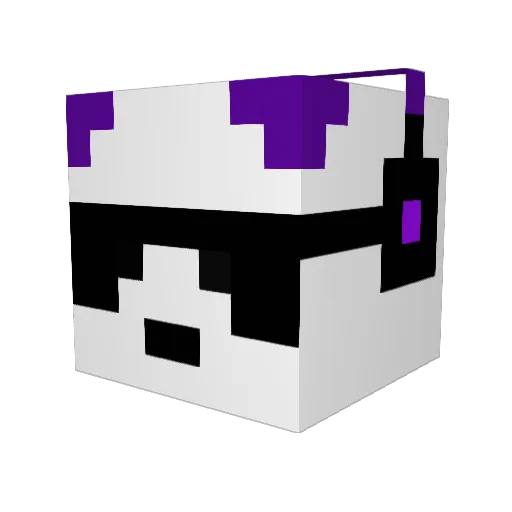 Life4Kizz Minecraft avatar head, 3D render