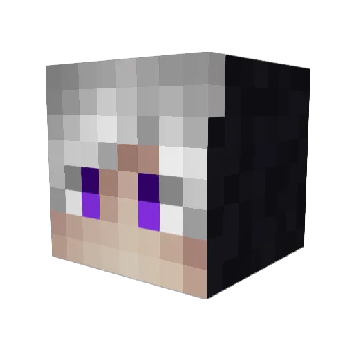 LifeGeon Minecraft avatar head, 3D render